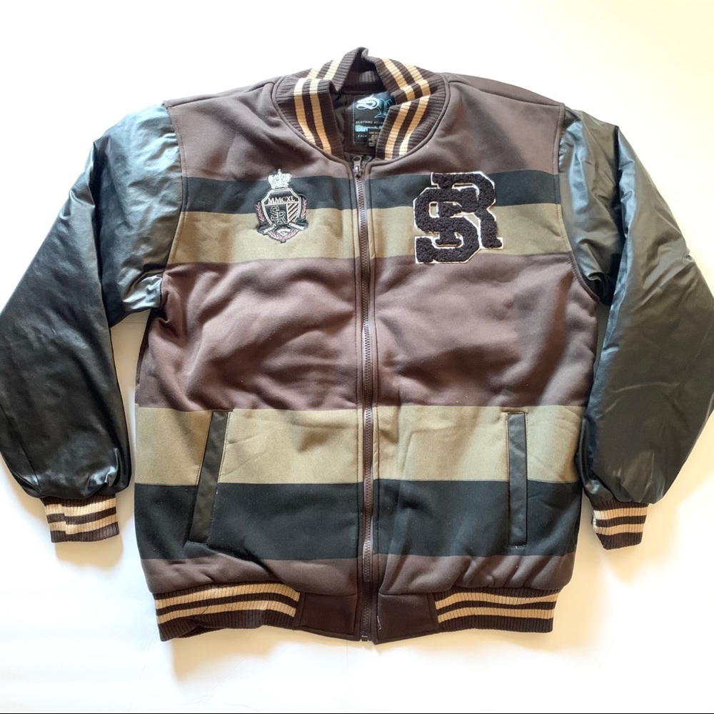 Street Rules Men’s Bomber Jacket Quilted L…